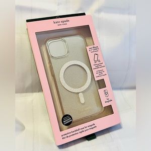 Kate Spade NY: NEW iPhone Rose Gold Glitter Case